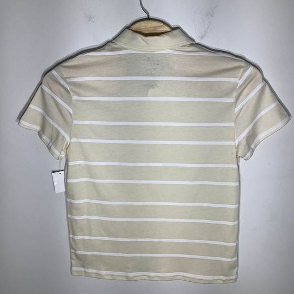 Disney Mens Short Sleeve Mickey Mouse Polo Striped Size Large NWT - Picture 3 of 6